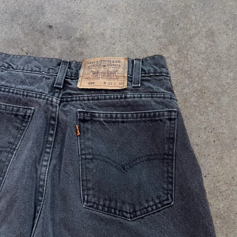 Vintage Levi's 550 Orange Tab Jorts - April 1993 Made in USA 33x30